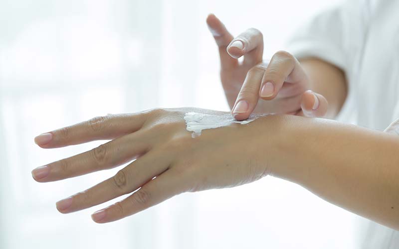 Kontaktallergie-Hautpflege
