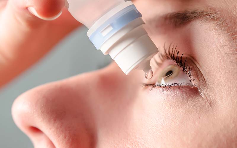 Augentropfen bei Allergie