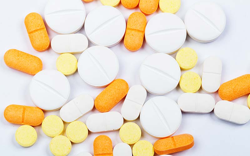 Tabletten zur Allergiebehandlung